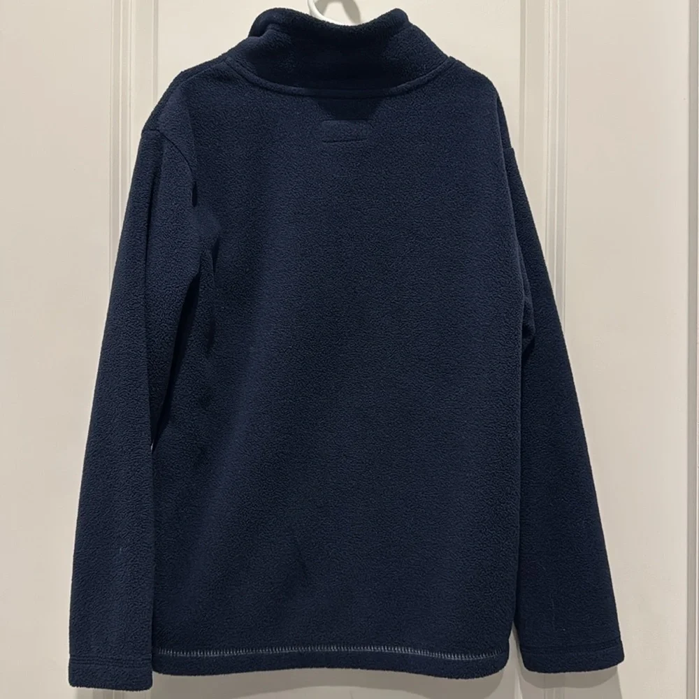 The Children’s Place 1/4 zip fleece navy and gray boys 7-8